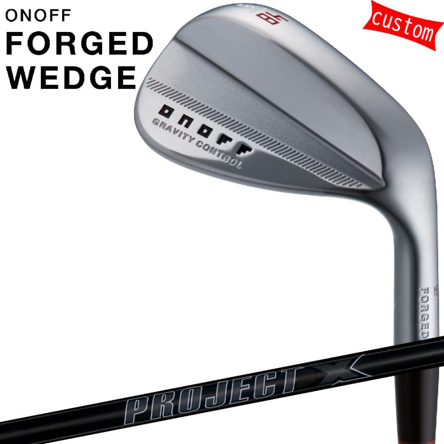ゴルフクラブ カスタム 24モデル ONOFF フォージドウェッジライフル PROJECT X ALL BLACK 特注  オーダーカスタム品 オノフ FORGED WEDGE 通常グリップ