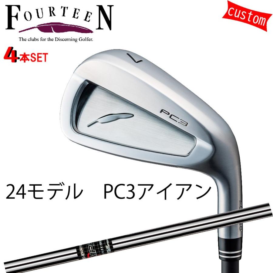 カスタム フォーティーン  アイアンセット 24モデル PC-3 FOURTEEN GOLF Elevate MPH95