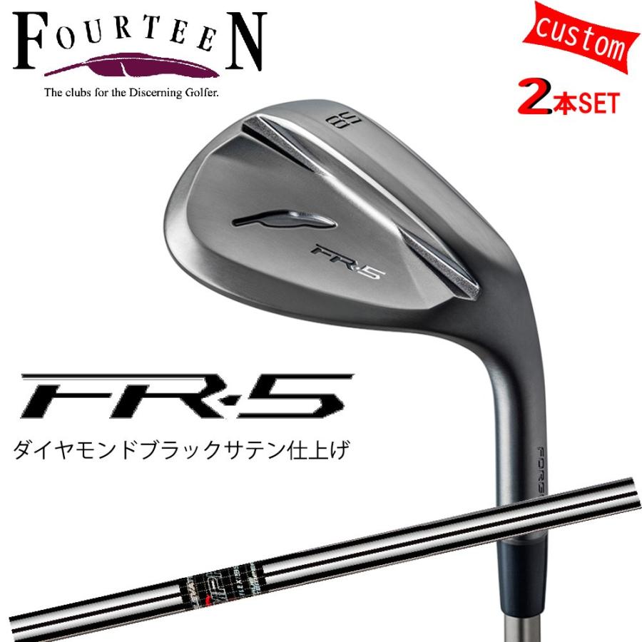FOURTEEN - ゴルフ野球クラブ フォーティーン ウェッジ 25ひな型 FR-5 WEDGE ダイヤモンドブラックサテン大成 GOLF カスタムElevate MPH95