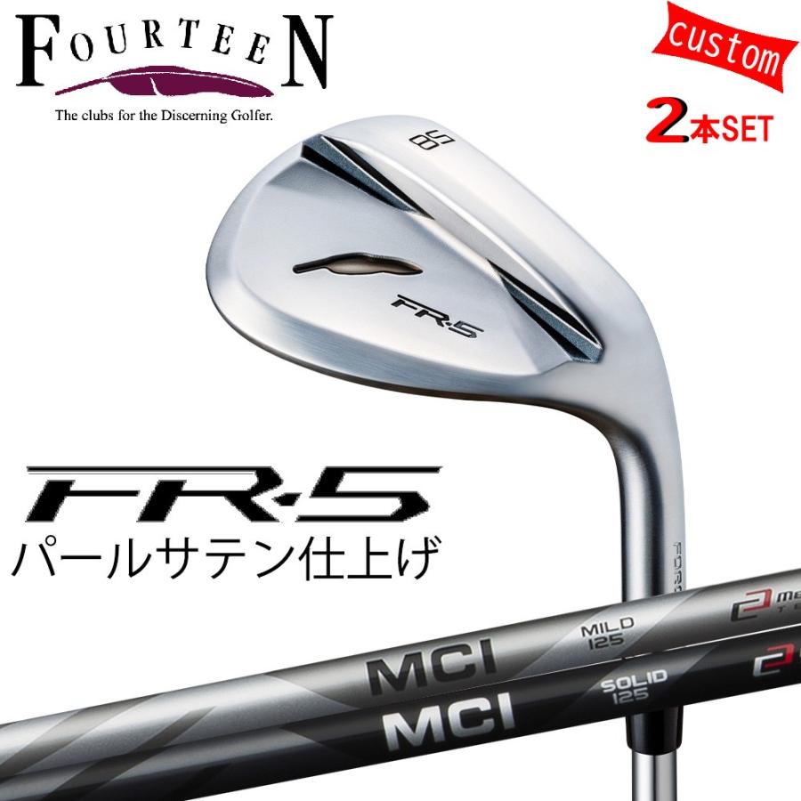 FOURTEEN - ゴルフ野球クラブ フォーティーン ウェッジ 25ひな型 FR-5 WEDGE パール繻子大成 GOLF カスタムMC WEDGE MC続きもの フジクラ矢がら