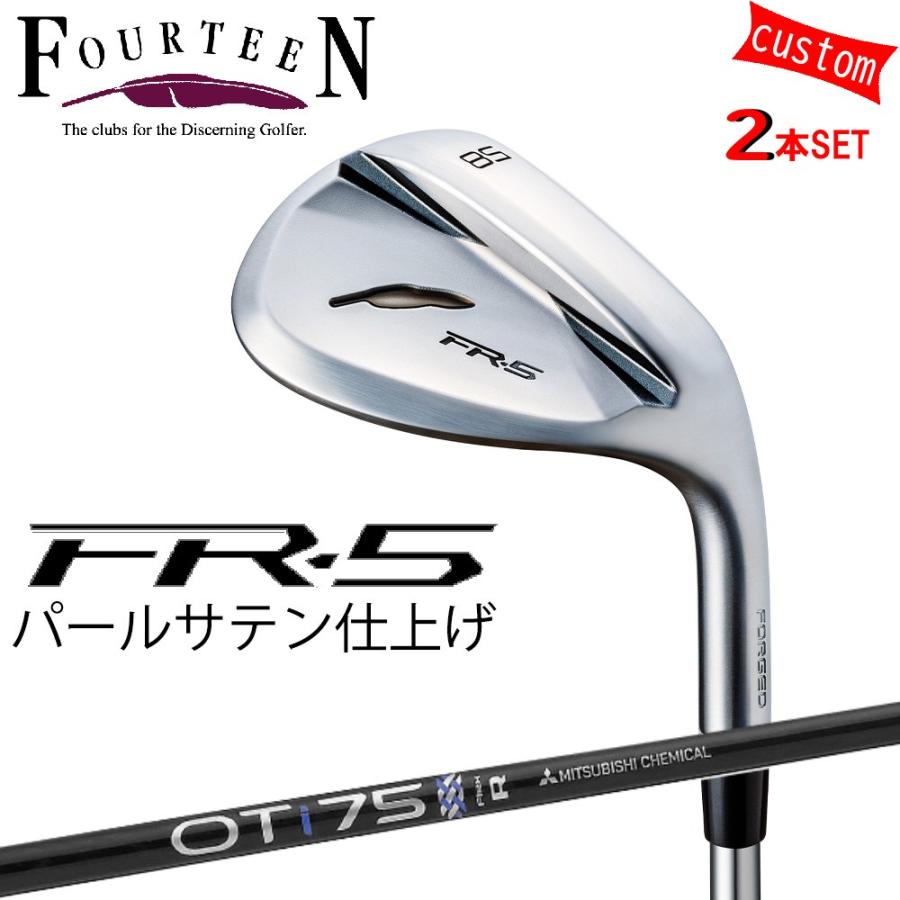 FOURTEEN - ゴルフ野球クラブ フォーティーン ウェッジ 25ひな型 FR-5 WEDGE パール繻子大成 GOLF カスタムOT IRON 三菱ケミカル