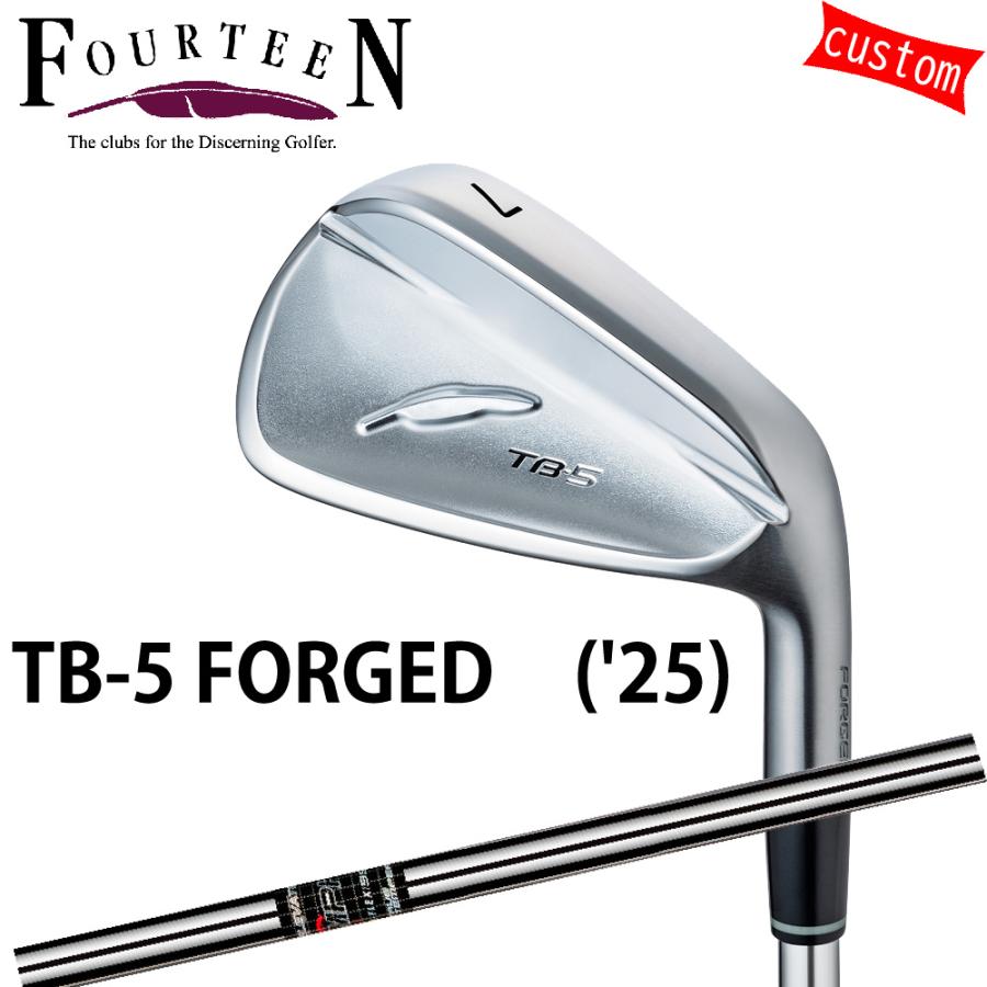 ゴルフクラブ フォーティーン 25モデル TB-5 フォージドアイアン FOURTEEN GOLF カスタム Elevate MPH95
