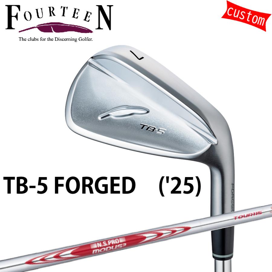 ゴルフクラブ フォーティーン 25モデル TB-5 フォージドアイアン FOURTEEN GOLF カスタム N.S.PRO MODUS3 TOUR115 モーダス3 ツアー115