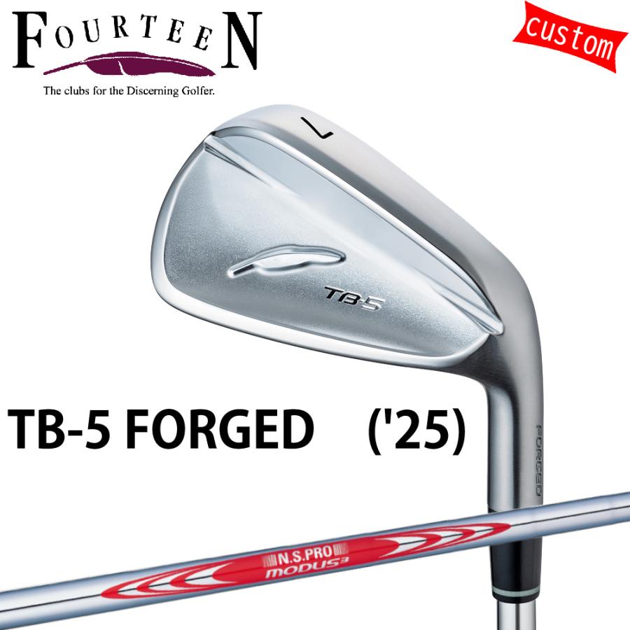 ゴルフクラブ フォーティーン 25モデル TB-5 フォージドアイアン FOURTEEN GOLF カスタム N.S.PRO MODUS3 TOUR120 モーダス3 ツアー120