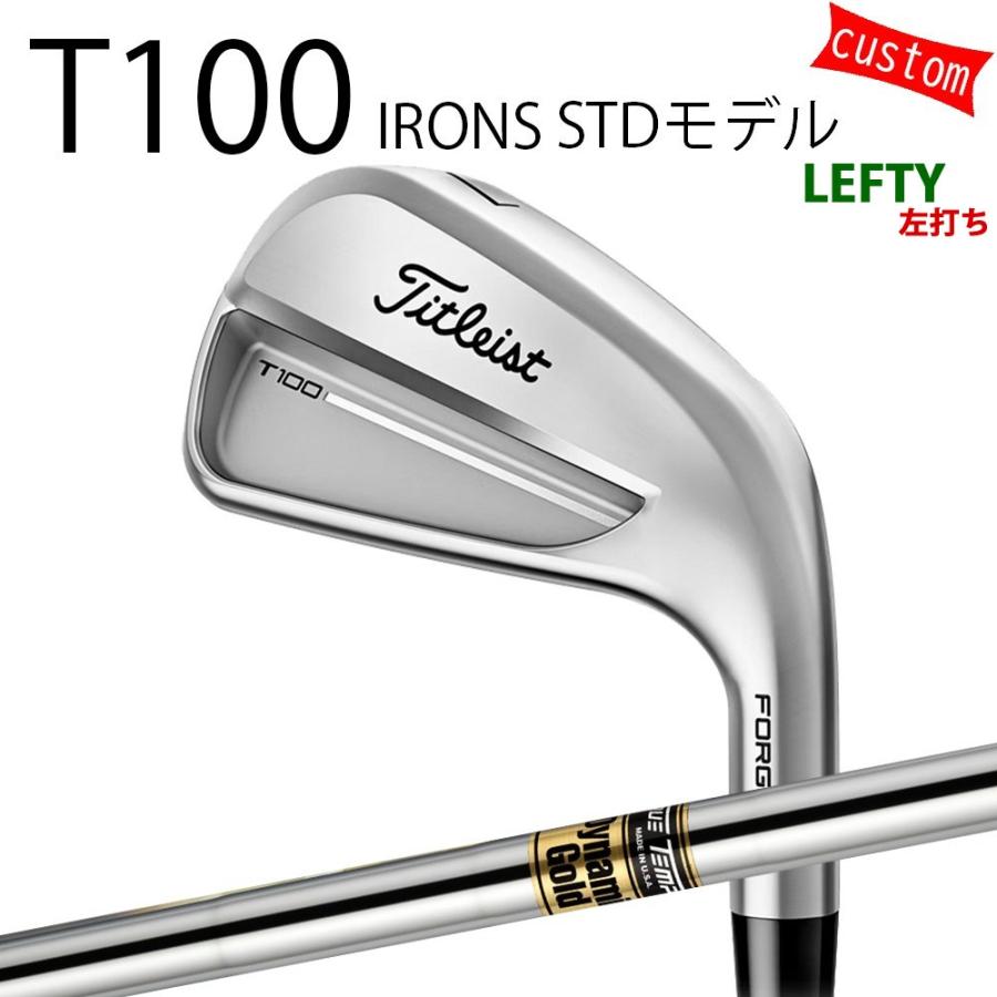 Titleist - カスタム タイトリスト TITLEIST T100アイアン STDひな型 左用  ダイナミックゴールド DG スチール写真  25年ひな型 日本定まり品 タイトリスト アイアン T続きもの