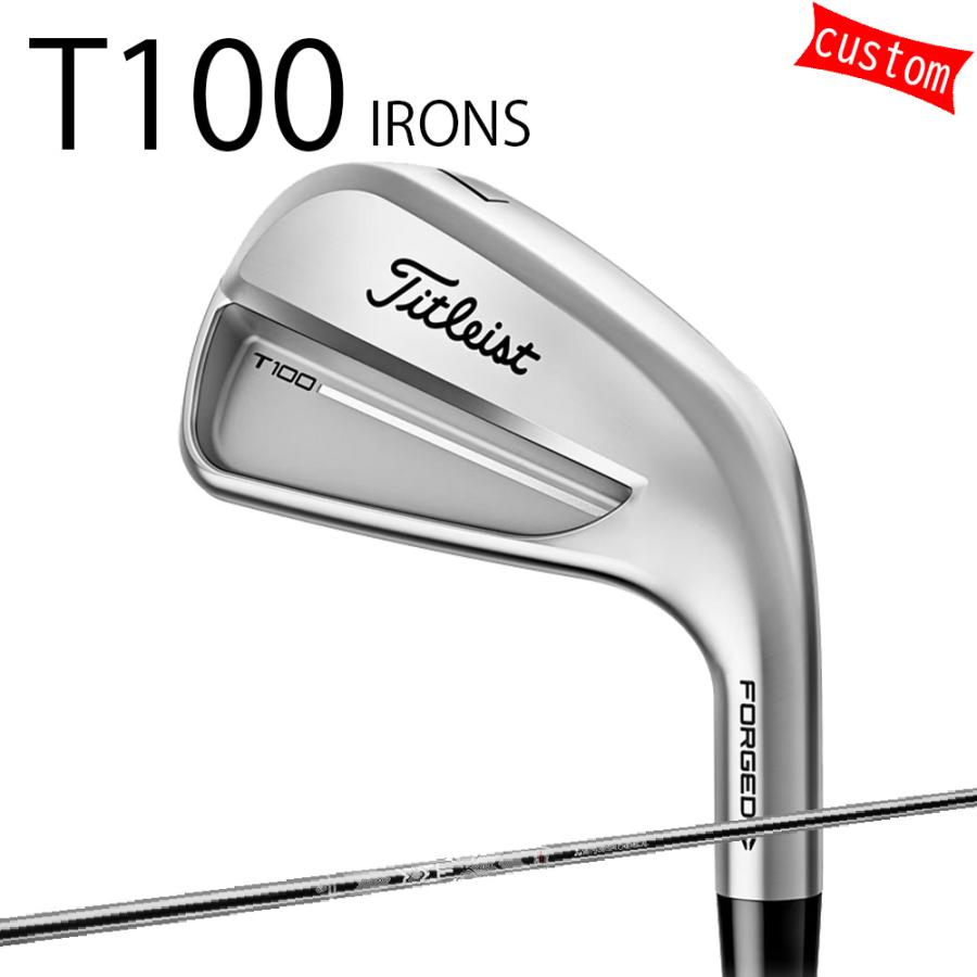 Titleist - カスタム タイトリスト TITLEIST T100アイアン STD模範例 25模範例 MMT_赤いこと 25年模範例 日本置き目品 タイトリスト アイアン T続きもの クラブ（メンズ）-スポーツ