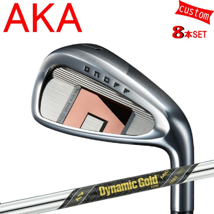 AKA - カスタム 26真似形 赤オノフ アイアン仕かける DG MID TOUR ISSUE 特注  購入注文カスタム品 ONOFF カスタム手持ち部分 アイアン