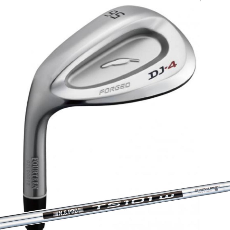 カスタム フォーティーンウェッジ DJ-4 WEDGE　レフティー 左用 FOURTEEN GOLF N.S.PRO TS-101w スチールシャフト｜golf-magazzino