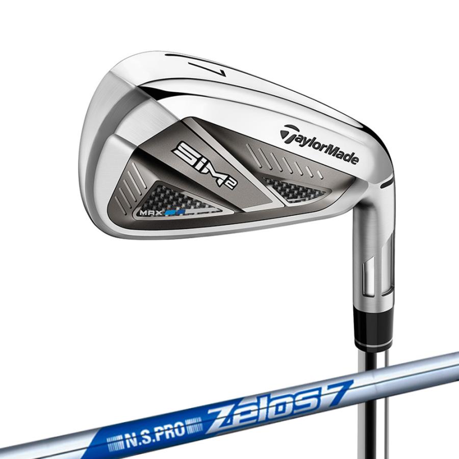 オーダーカスタム テーラーメイド SIM2MAXアイアン 5本組（6I-9I，PW） taylormade シム2マックス N.S.PRO ZELO7 ゼロス7　日本シャフト(48263円)
