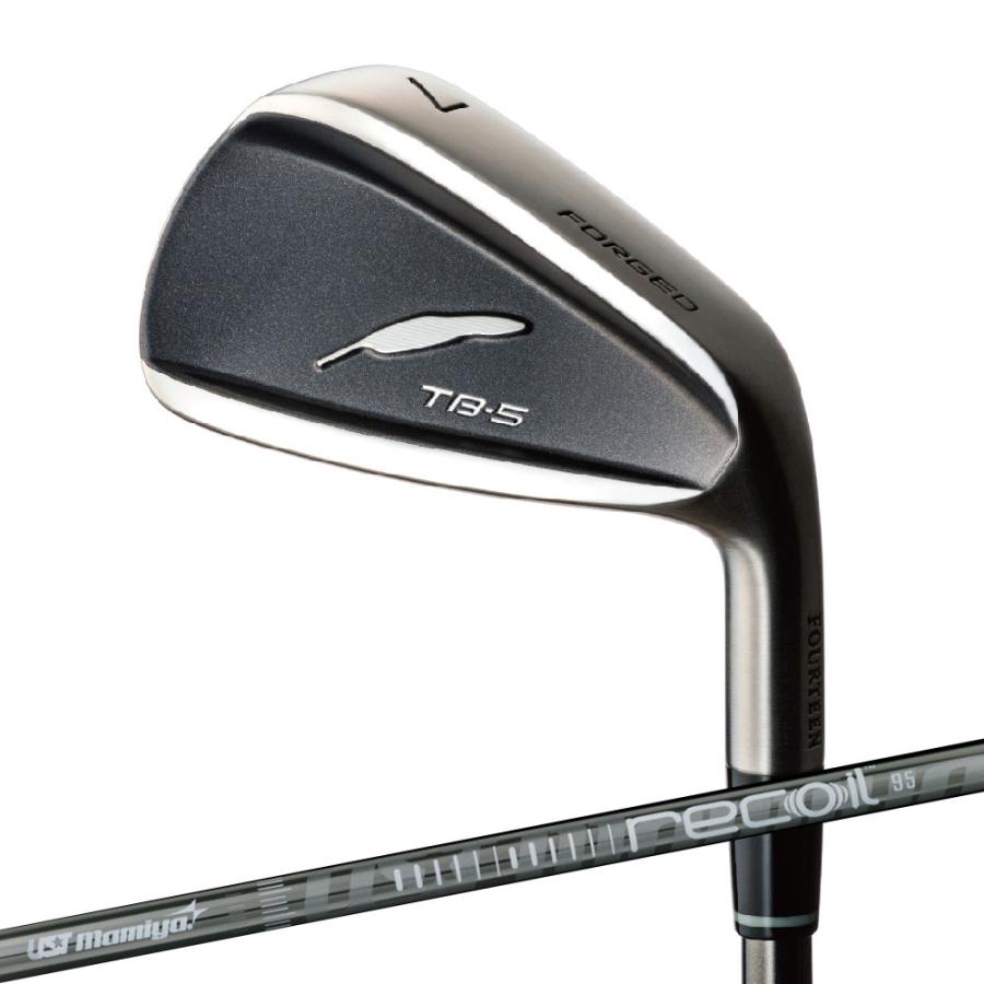 カスタム フォーティーンアイアン TB-5 FORGED　BLACK Edition FOURTEEN GOLF ブラックエディッション Recoil リコイル95/110 USTマミヤ シャフトラボ