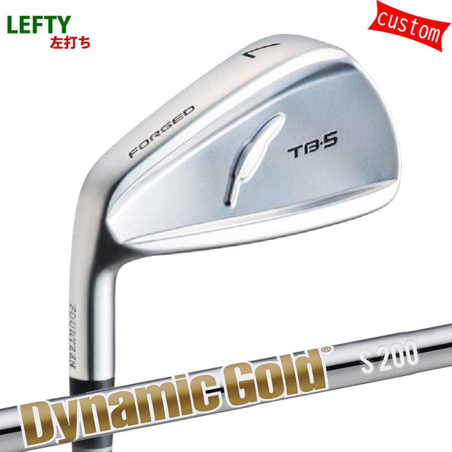 ゴルフクラブ 23モデル レフティーモデル カスタム フォーティーンアイアンセット TB-5 FORGED FOURTEEN GOLF  Dynamic Gold HT
