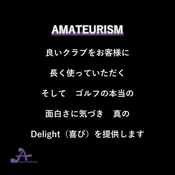 アマチュアリズム オリジナル フラットバックアイアン D-8 : ゴルフ