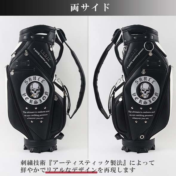 新品 ルディックゴルフ レディース 限定キャディバッグ 合皮 ブラック シェリフ SHERIFF（シェリフ） 【先行予約｜公式】新色追加 NEW LUDIC