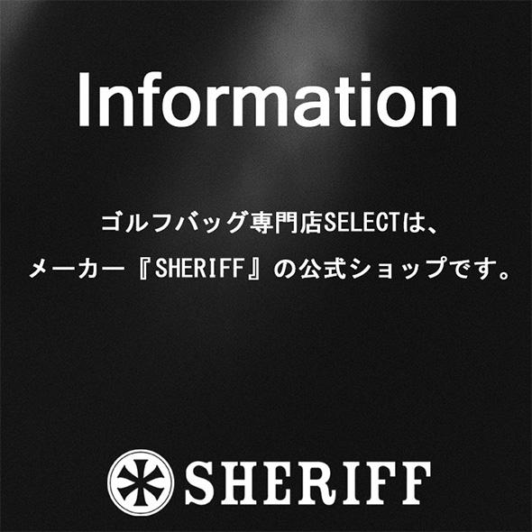 【公式｜在庫処分セール】 無くなり次第終了 SHERIFF シェリフゴルフ キャディバッグ  カジノシリーズ 限定品 かっこいい おしゃれ レア ネームプレート刻印無料 | SHERIFF | 12