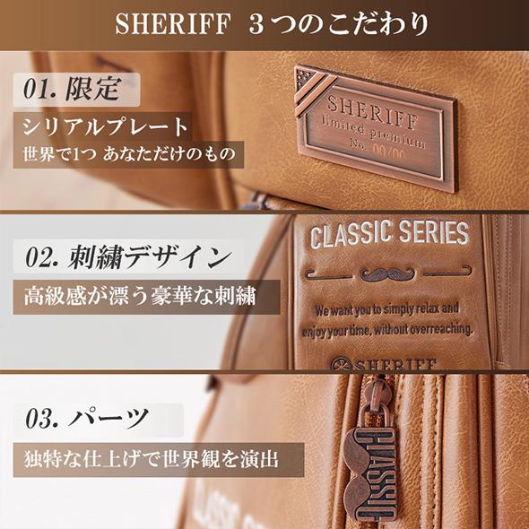 SHERIFF 【公式】2025 NEW シェリフゴルフ キャディバッグ