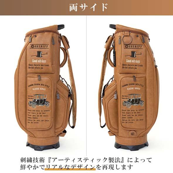 【公式ストア】2026 NEW SHERIFF シェリフゴルフ キャディバッグ  SFC-019 数量限定 かっこいい おしゃれ ネームプレート刻印無料 プレゼント | SHERIFF | 05