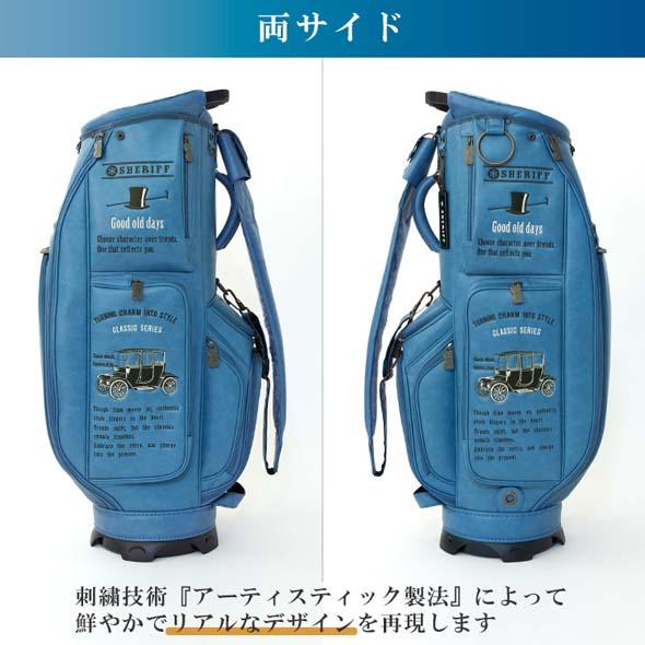 【公式ストア】2026 NEW SHERIFF シェリフゴルフ キャディバッグ  SFC-019 数量限定 かっこいい おしゃれ ネームプレート刻印無料 プレゼント | SHERIFF | 08