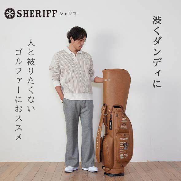 【公式ストア】2026 NEW SHERIFF シェリフゴルフ キャディバッグ  SFV-001 数量限定 かっこいい おしゃれ ネームプレート刻印無料 プレゼント | SHERIFF | 01