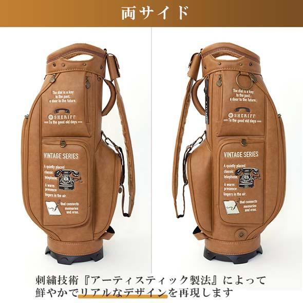 【公式ストア】2026 NEW SHERIFF シェリフゴルフ キャディバッグ  SFV-001 数量限定 かっこいい おしゃれ ネームプレート刻印無料 プレゼント | SHERIFF | 05