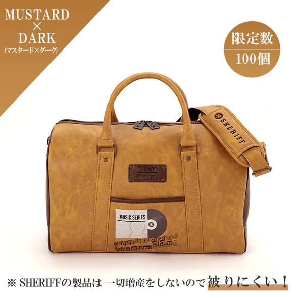 限定100個⭐️完売品 SHERIFF ボストンバッグ ミュージックシリーズ 限定100個⭐️完売品 SHERIFF ボストンバッグ ミュージックシリーズ