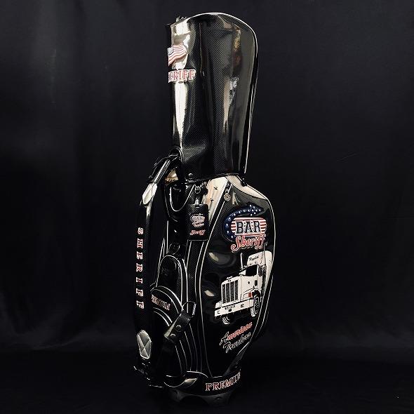 即日出荷 アメリカントラックキャディバック 数量限定50本 シェリフ アメリカン ヴィンテージデザイン かっこいい Col ブラック Sp 007 全国宅配無料 Www Simon Page Com