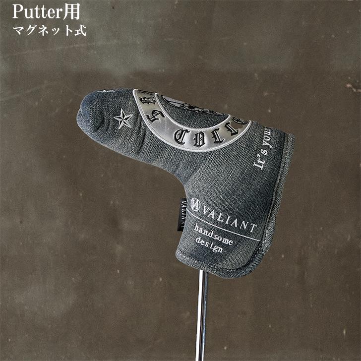 【公式】VALIANT/バリアントスカル デニムヘッドカバー VA-017HC ブラックウォッシュ 限定品 かっこいい おしゃれ シェリフ兄弟ブランド |  | 10