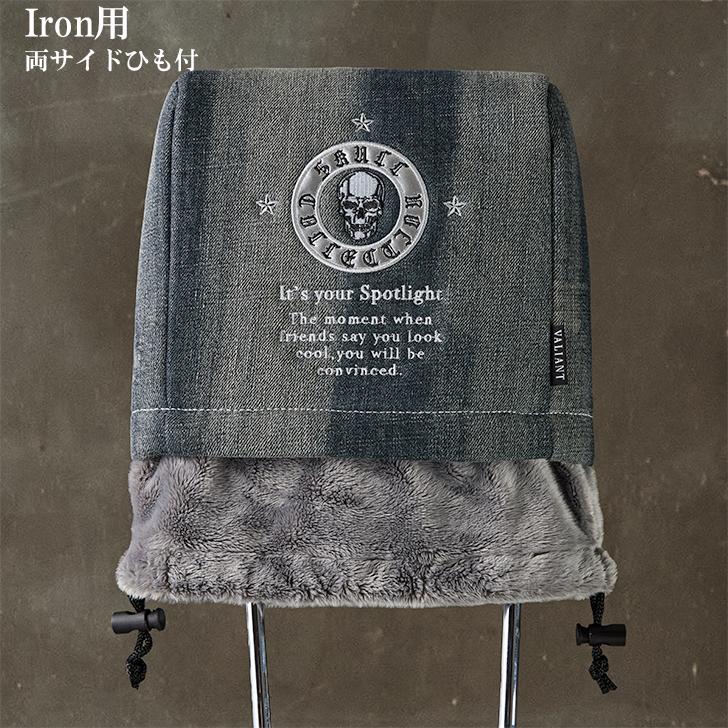 【公式】VALIANT/バリアントスカル デニムヘッドカバー VA-017HC ブラックウォッシュ 限定品 かっこいい おしゃれ シェリフ兄弟ブランド |  | 07