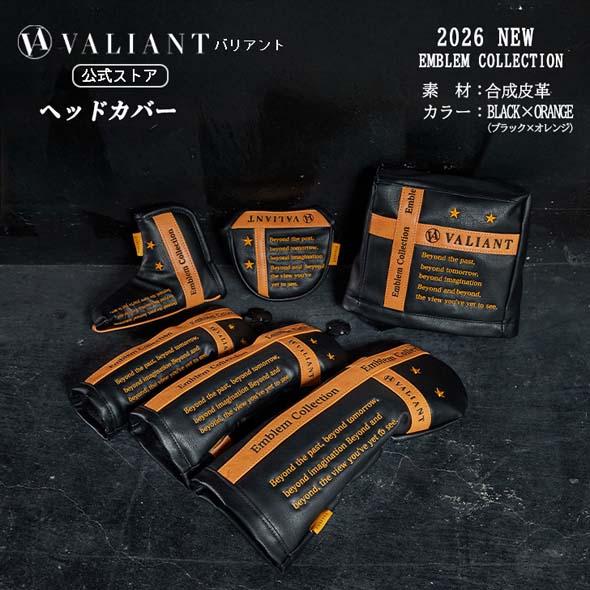 【公式ストア】2026NEW VALIANT バリアントゴルフ VAE-005ヘッドカバー黒 ドライバー フェアウェイ ユーティリティー アイアン パター シェリフ兄弟ブランド | VALIANT