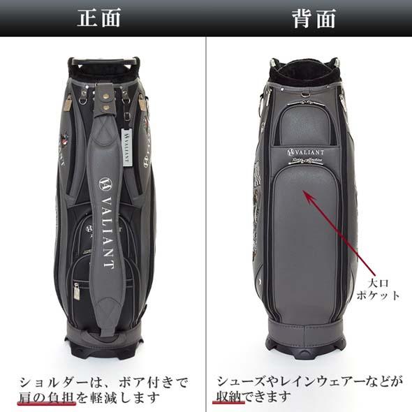 【公式ストア】2026 NEW VALIANT バリアント ゴルフ キャディバッグ VAR-001 おしゃれ かっこいい シェリフ兄弟ブランド【ネームプレート刻印無料】 | VALIANT | 12