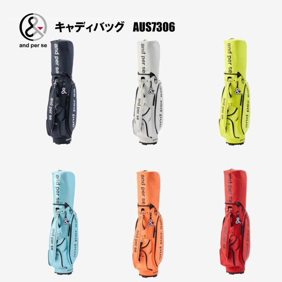and per se（アンパスィ） 【ネーム入れ無料】キャディバッグ AUS7306