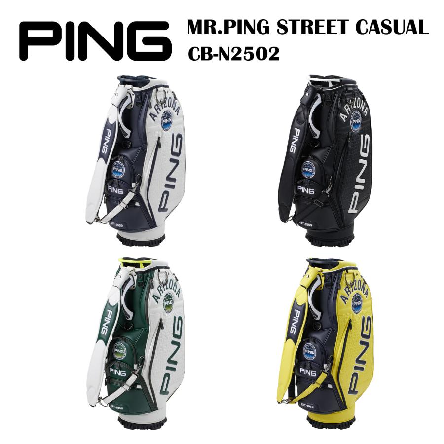 PING 【限定モデル】2025年 キャディバッグ ピン MR.PING STREET PING 【限定モデル】2025年 キャディバッグ ピン MR.PING STREET