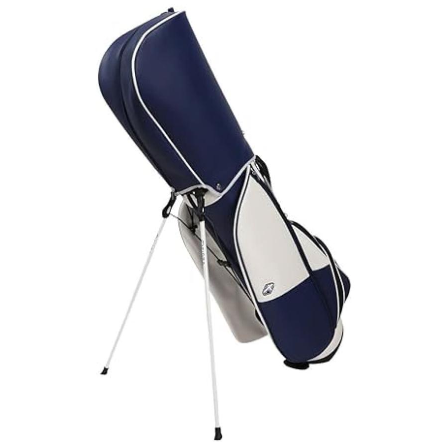 FIDRA キャディバッグ ネイビー/ホワイト 9.5型　キャスター付き FIDRA キャディバッグ ネイビー/ホワイト 9.5型 キャスター付き