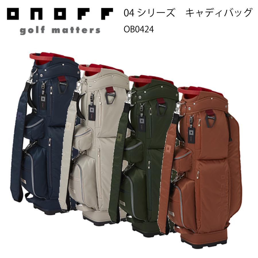 ONOFF 【ネーム入れ無料】キャディバッグ オノフ OB0424 2024年 ONOFF 【ネーム入れ無料】キャディバッグ オノフ OB0424 2024年