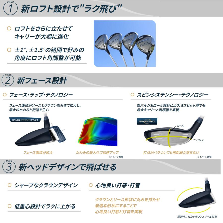 PING 【右・左 両方あり】 フェアウェイウッド G Le3