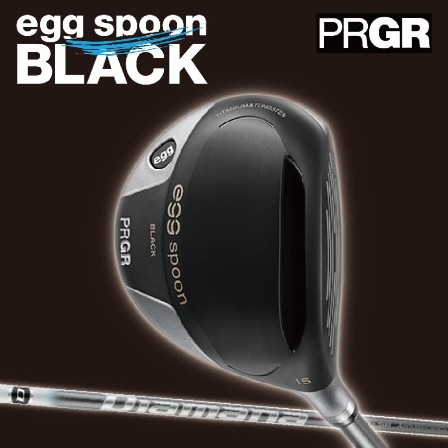 プロギア フェアウェイウッド egg spoon BLACK エッグスプーン ブラック 2021年モデル PRGR :PRGR-ESB-001