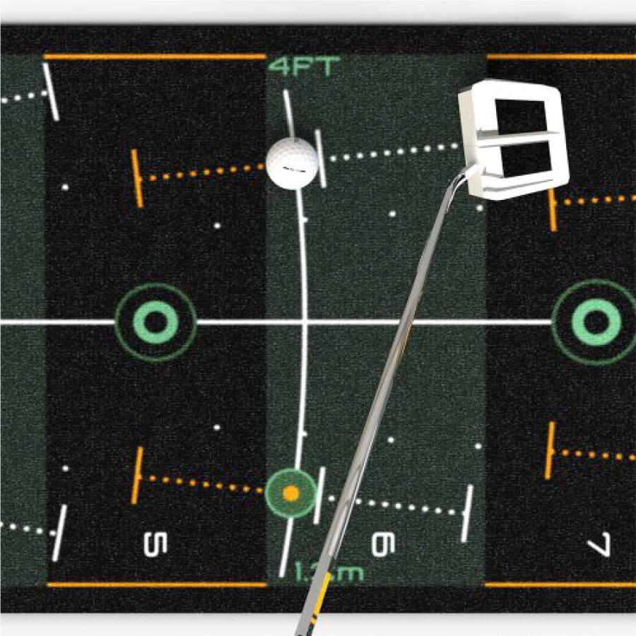 練習用パターマット WELLPUTT MAT 2M コンパクトモデル パッティング