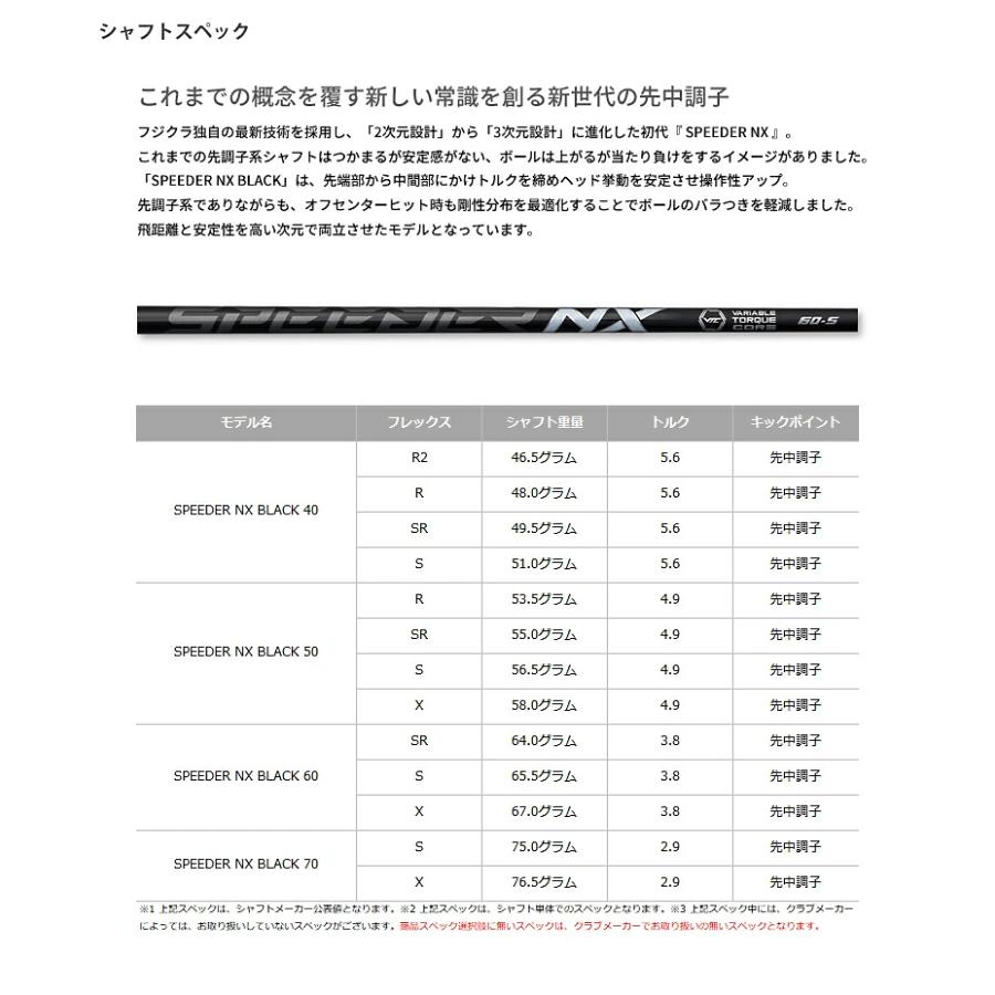 ブリヂストンゴルフ B2HT ドライバー スピーダー SPEEDER NX BLACK 50 カーボン 2023年モデル【純正シャフト】 新品 保証書付｜golf-season｜04