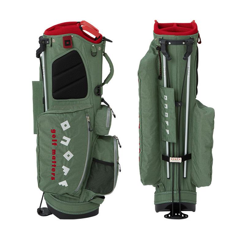 オノフ ゴルフ キャディバッグ OB0322 スタンド式 軽量 2023年継続モデル ONOFF オノフ ゴルフ キャディバッグ 軽量 ONOFF