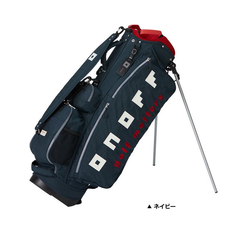 オノフ ゴルフ キャディバッグ OB0322 スタンド式 軽量 2023年継続モデル ONOFF オノフ ゴルフ キャディバッグ 軽量 ONOFF