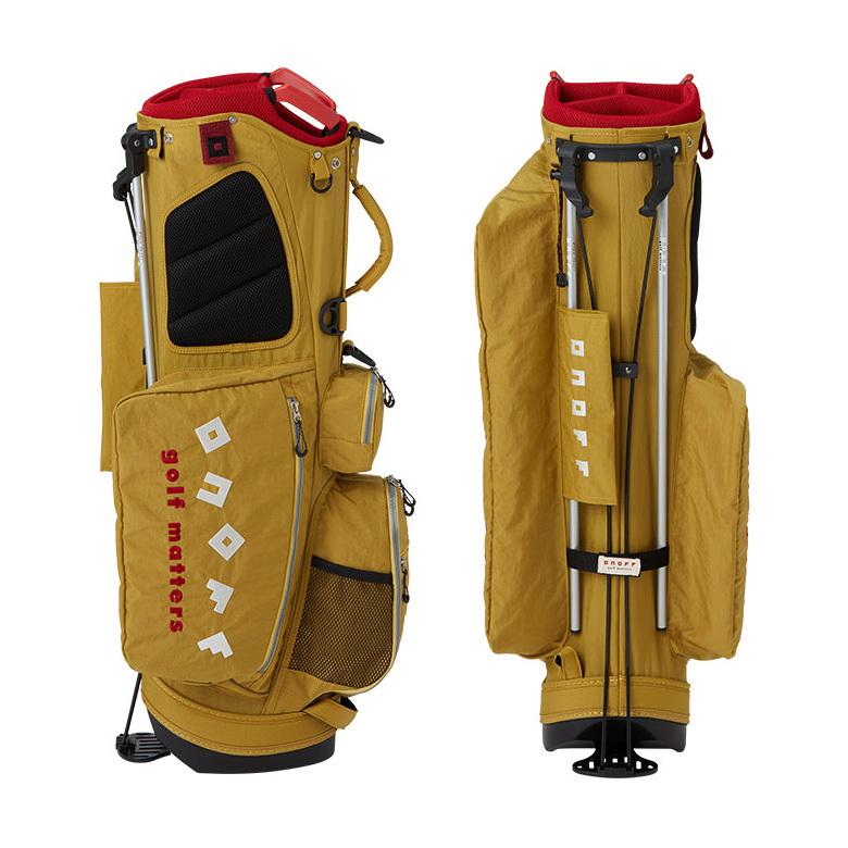オノフ ゴルフ キャディバッグ OB0322 スタンド式 軽量 2023年継続モデル ONOFF オノフ ゴルフ キャディバッグ 軽量 ONOFF