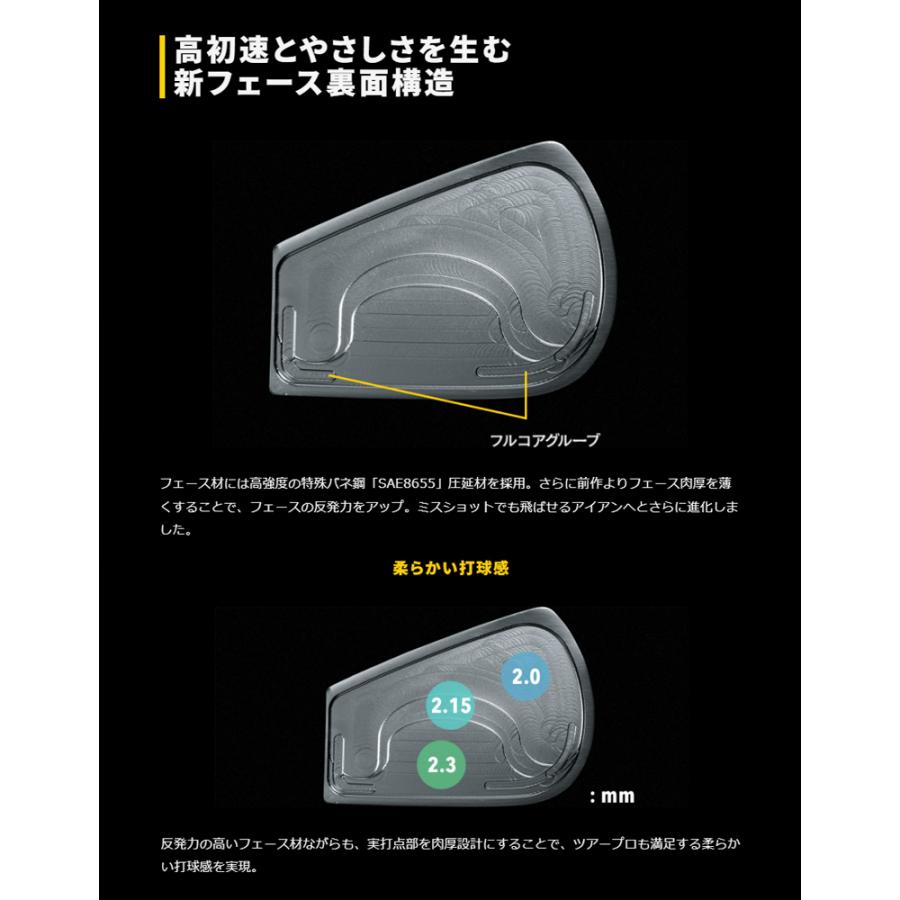 AKA オノフ 黒 KURO クロ アイアン 2024 シャフト ラボスペック AKA オノフ 黒 KURO クロ アイアン 2024 シャフト ラボスペック