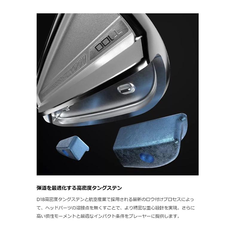 レフティ 左用 タイトリスト T100 アイアン 単品（#3、#4）メンズ NSPRO MODUS3 TOUR115スチールシャフト 日本正規品 2023年モデル｜golf-season｜07