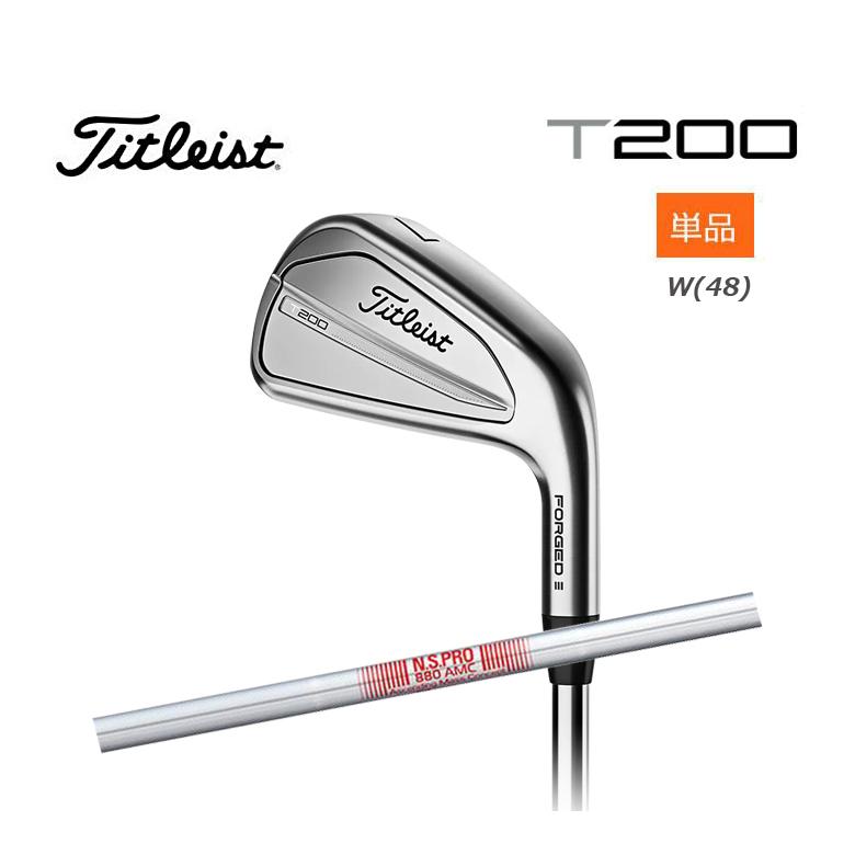 T-Series タイトリスト T200 アイアン 単品(W48)メンズ 右用 T-Series タイトリスト T200 アイアン 単品(W48)メンズ 右用