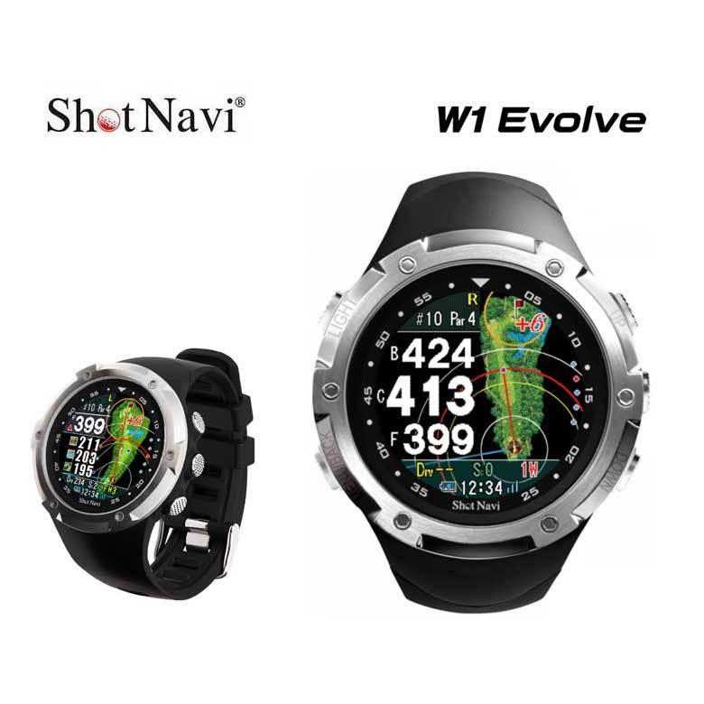 ショットナビゴルフ W1 Evolve ショットナビ エボルブ 腕時計型 GPS
