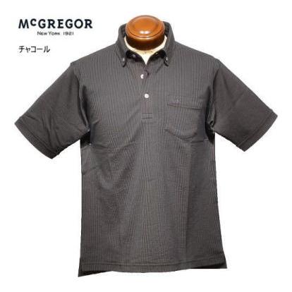 McGREGOR（マックレガー） ボタンダウン半袖ポロシャツ M.L.XL. メンズ