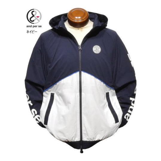 and per se（アンパスィ） ブルゾン M メンズ AMF1105G2 家庭洗濯可
