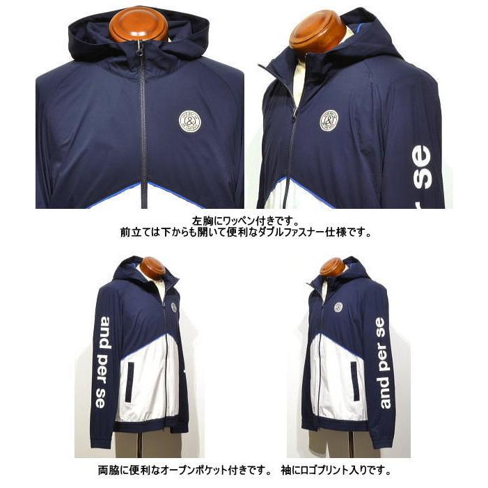 and per se（アンパスィ） ブルゾン M メンズ AMF1105G2 家庭洗濯可