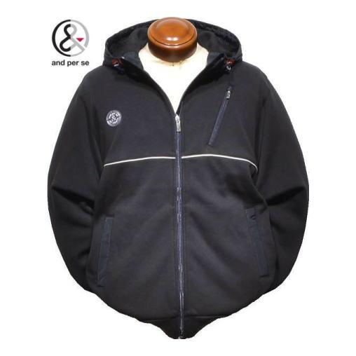 and per se（アンパスィ） パーカー M/L メンズ AMF1124H1 家庭洗濯可
