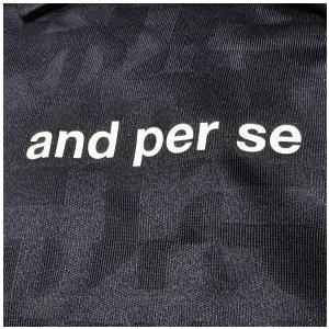 and per se（アンパスィ） ボタンダウン長袖ポロシャツ M/LL メンズ