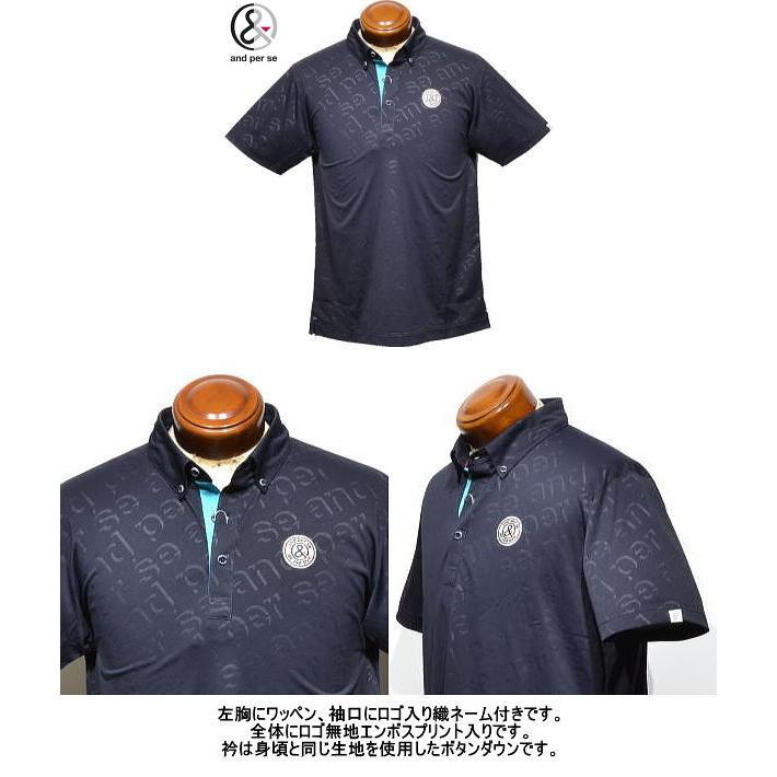 and per se ポロシャツ 4枚セット and per se（アンパスィ） 半袖ポロシャツ メンズ (M)(L)(LL) ゴルフ